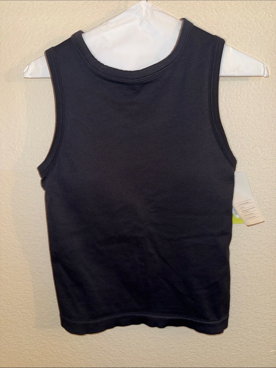 all in motion Tops - all in motion Black Ribbed Sleeveless Tank Top